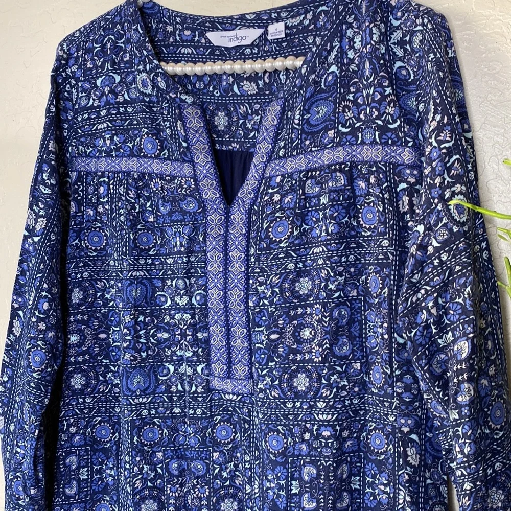 Boho cotton tunic - Picture 3 of 3